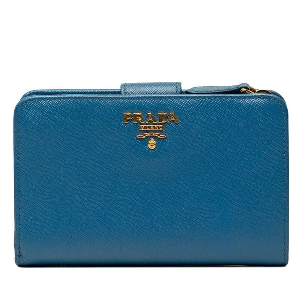 Prada Logo Bi-Fold Wallet